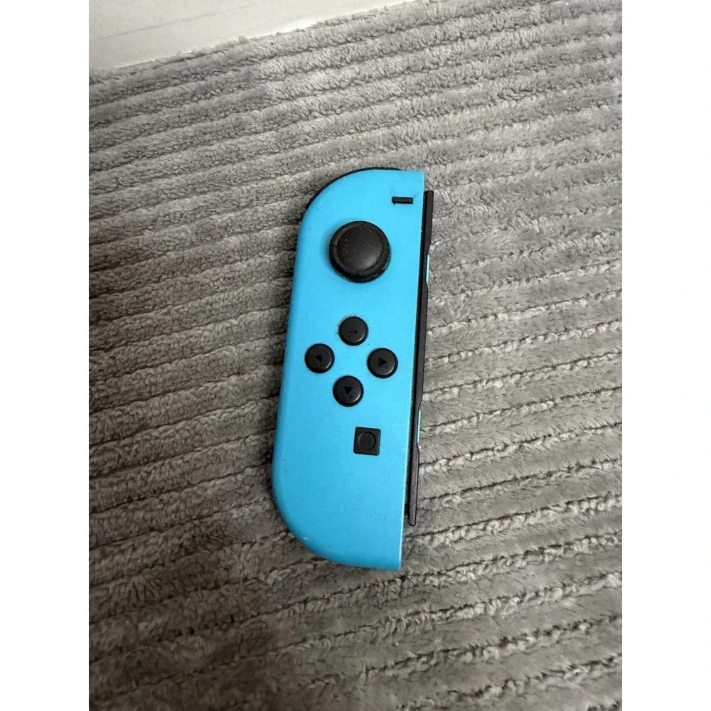 Official Nintendo Switch Joy-Con - Left Neon Blue HAC-015 , Tested and works!!